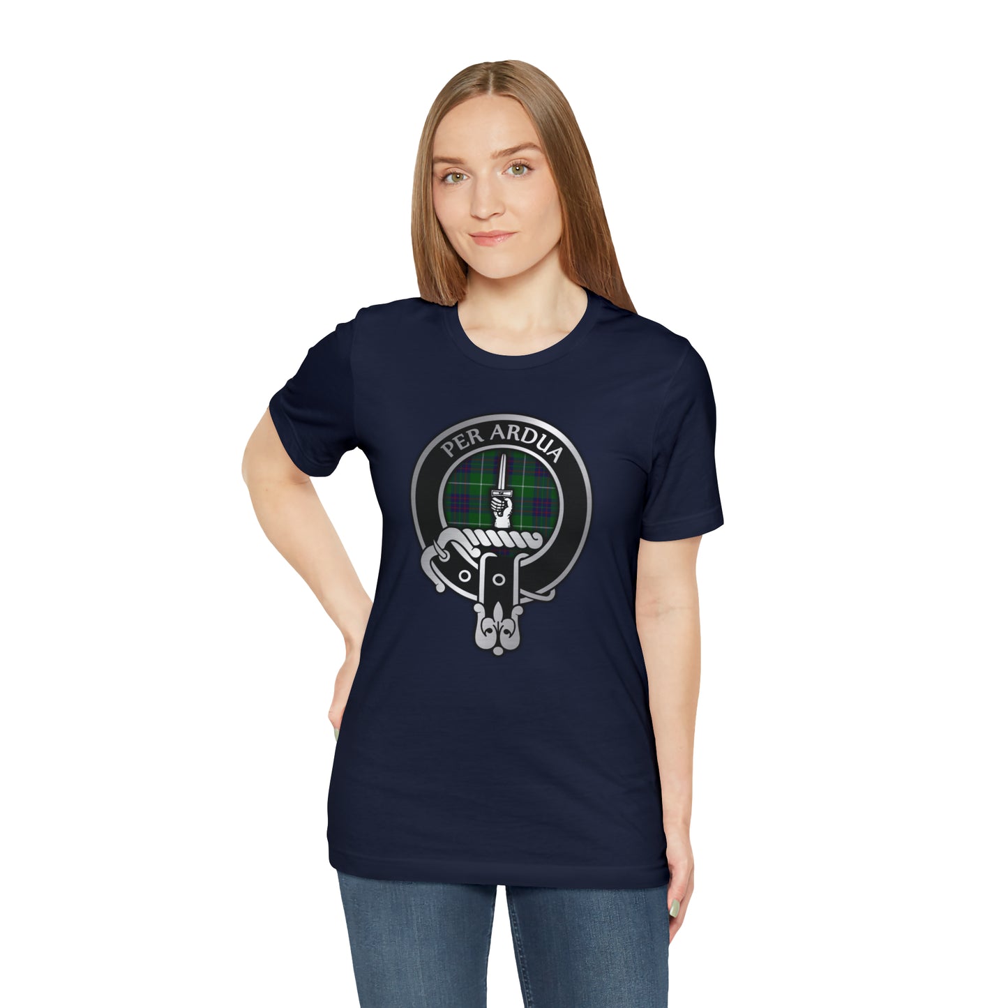 Clan MacIntyre Crest & Tartan | Unisex T-Shirt