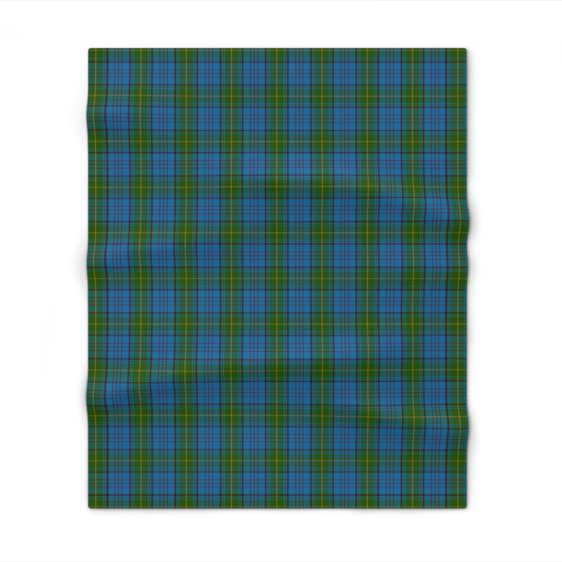 Irish County Donegal Tartan Throw Blanket