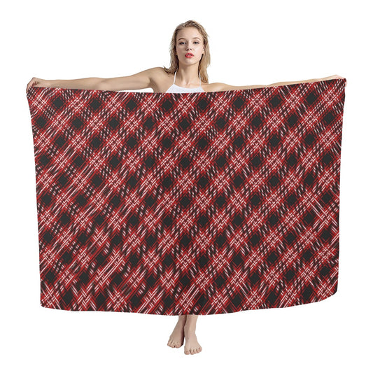 District - Tweedside Tartan Bias Chiffon Scarf