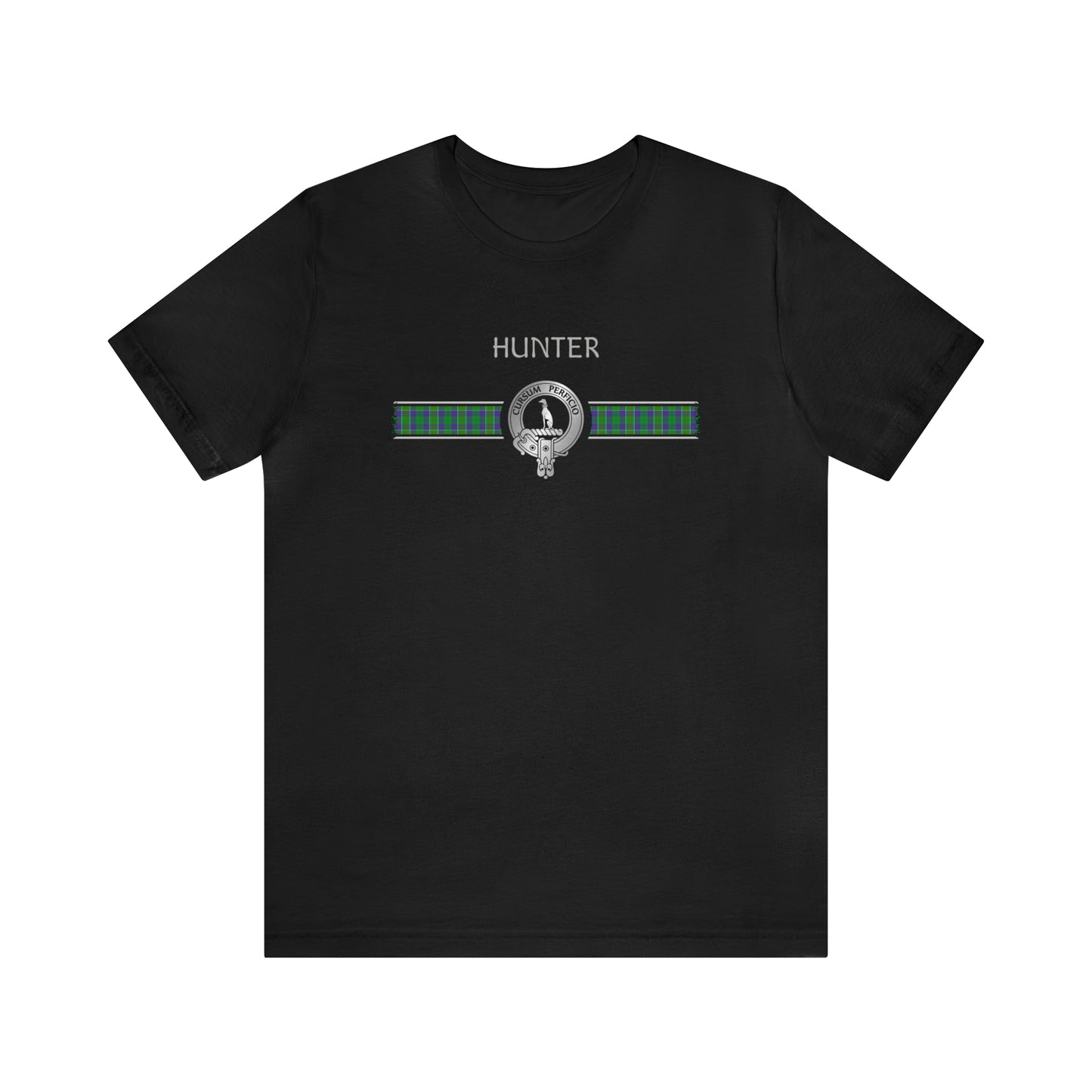 Clan Hunter Crest & Tartan | Unisex T-Shirt