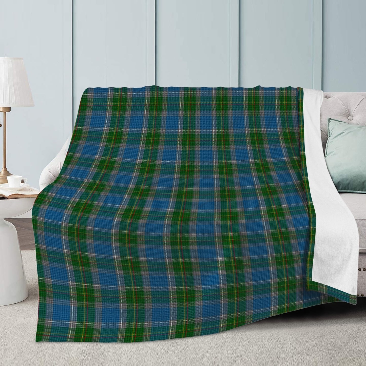 US State - Connecticut Tartan Fleece Blanket