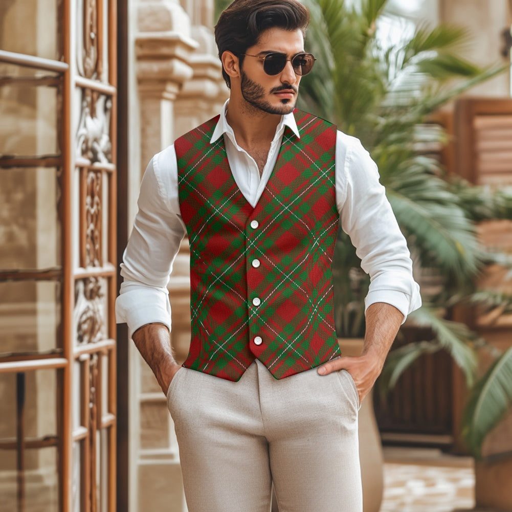 Clan MacGregor Tartan Bias Suit vest jacket