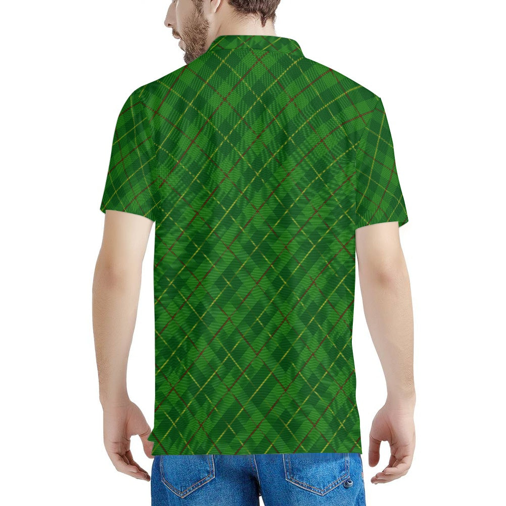 Galloway District Green Tartan Polo