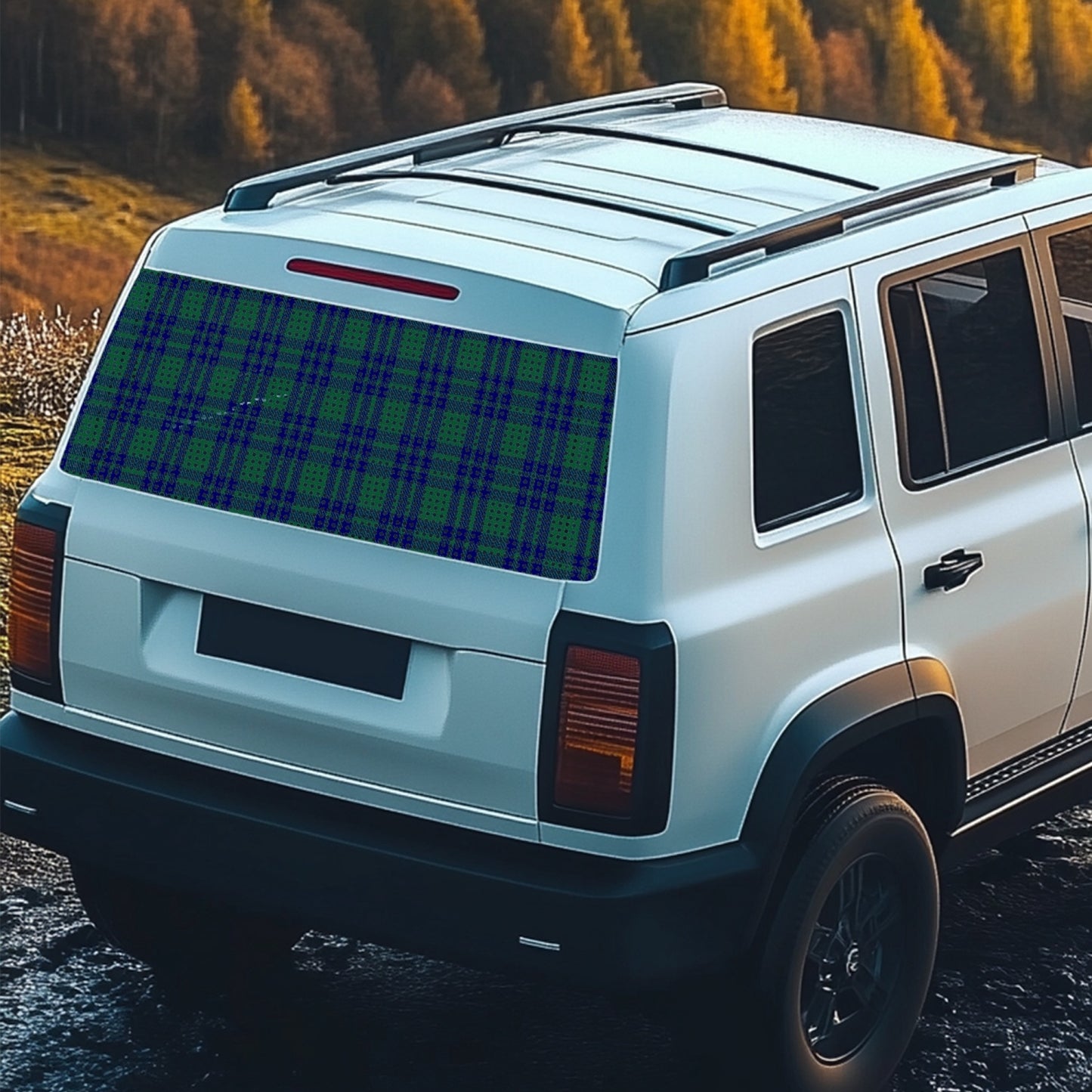 Clan Montgomery Tartan Rear Window Decal