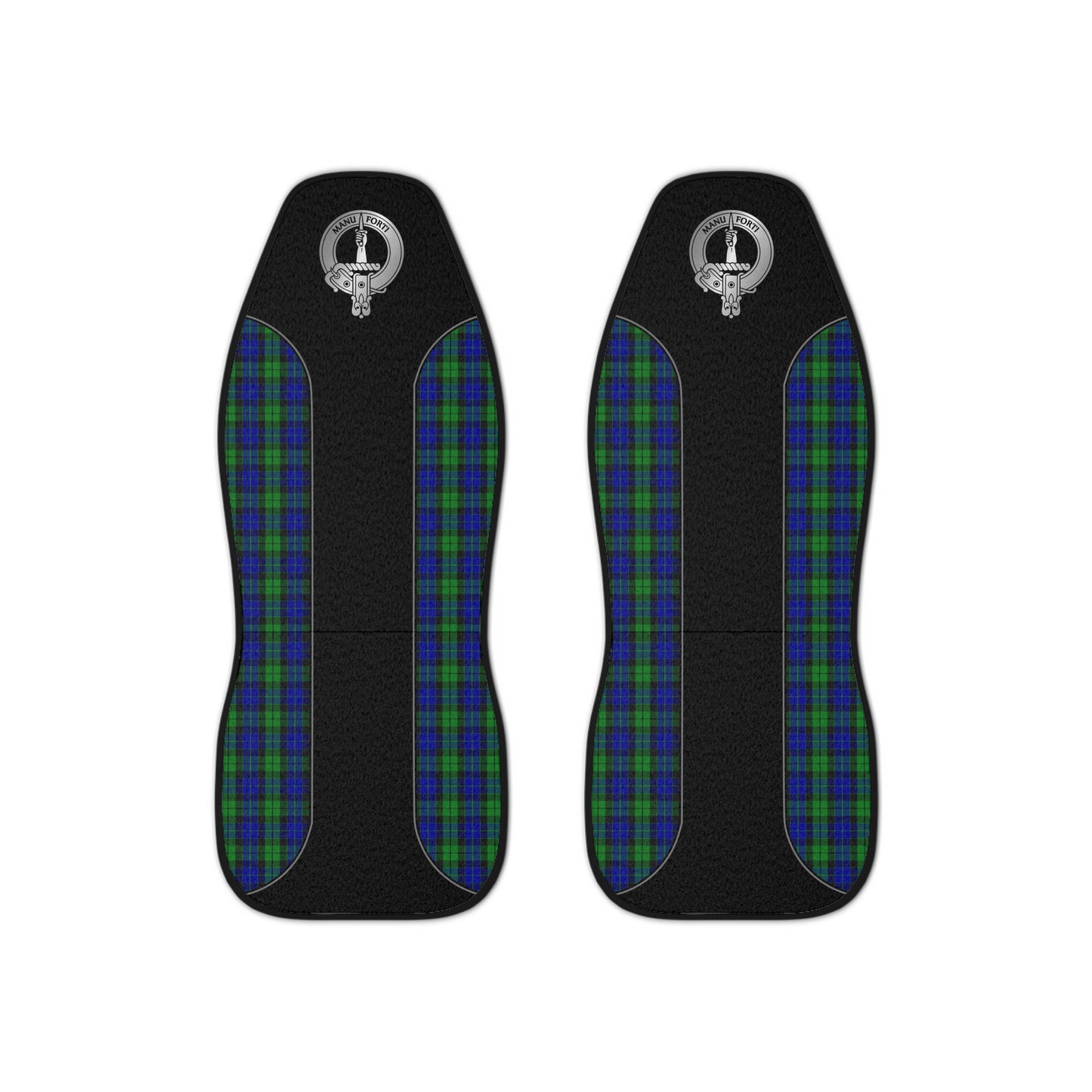 Clan MacKay Crest & Tartan Car Seat Covers