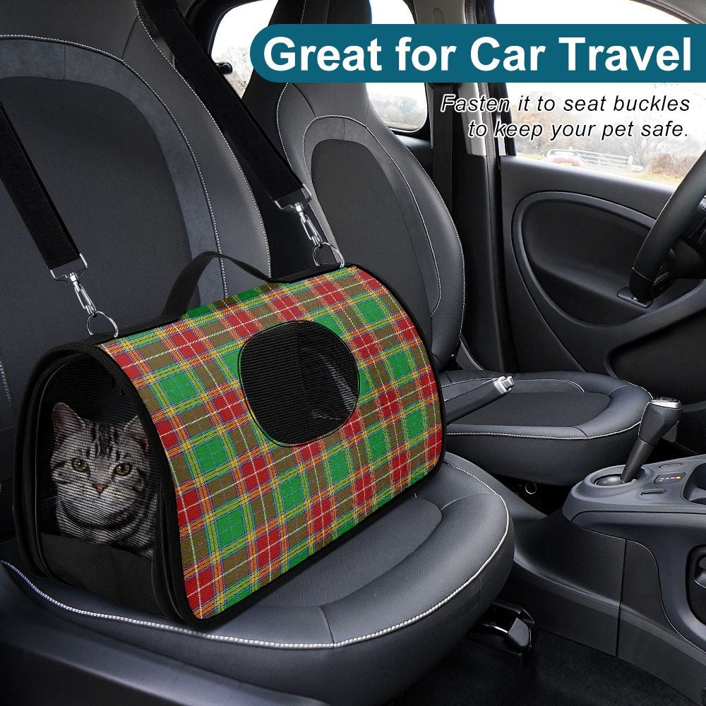 Clan Baxter Tartan Pet Carrier Bag