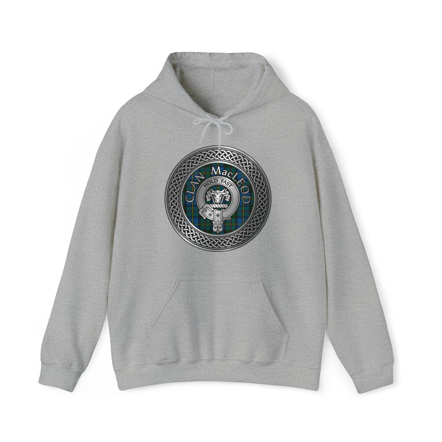 Clan MacLeod Crest & Tartan Unisex Heavy Blend™ Hooded Sweatshirt