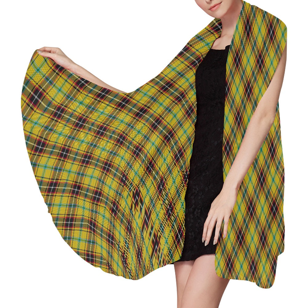 Cornish - Christopher Tartan Bias Chiffon Scarf