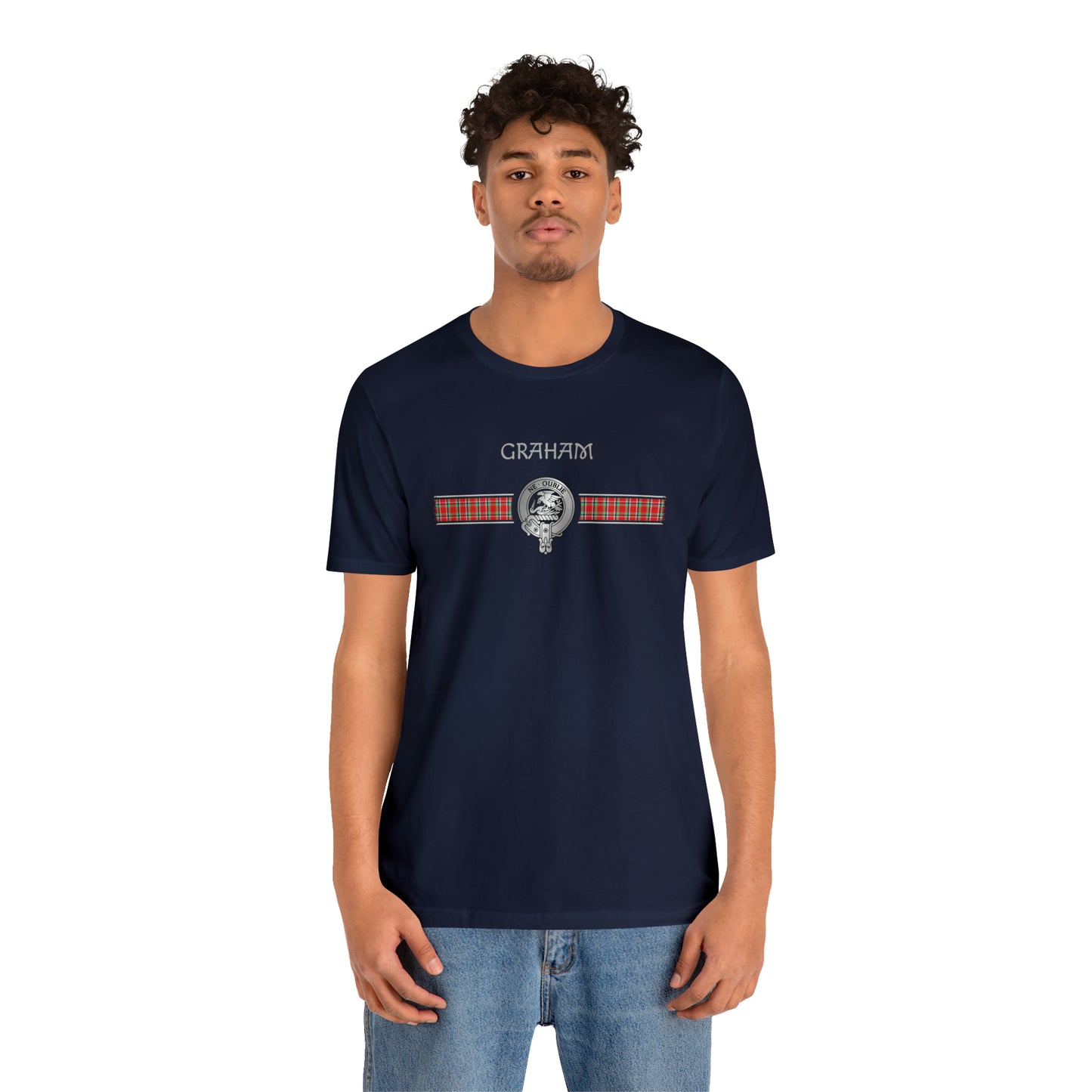 Clan Graham Crest & Tartan | Unisex T-Shirt