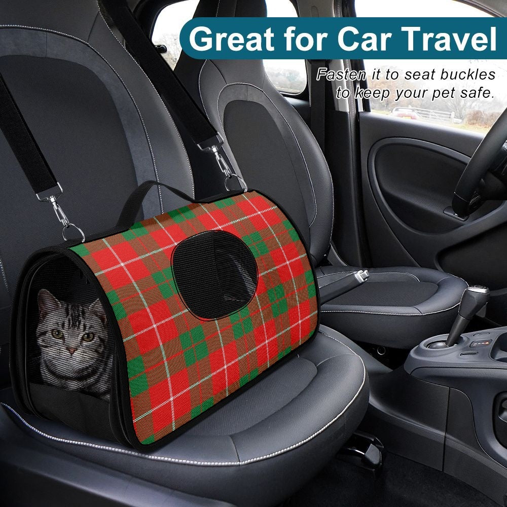 Clan MacKinnon Tartan Pet Carrier Bag