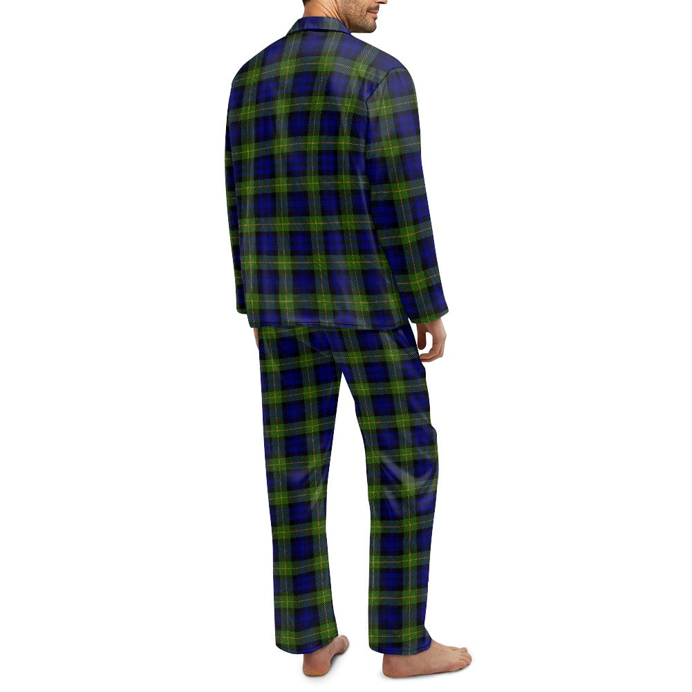 Gordon Highlanders Tartan Men's button pajamas