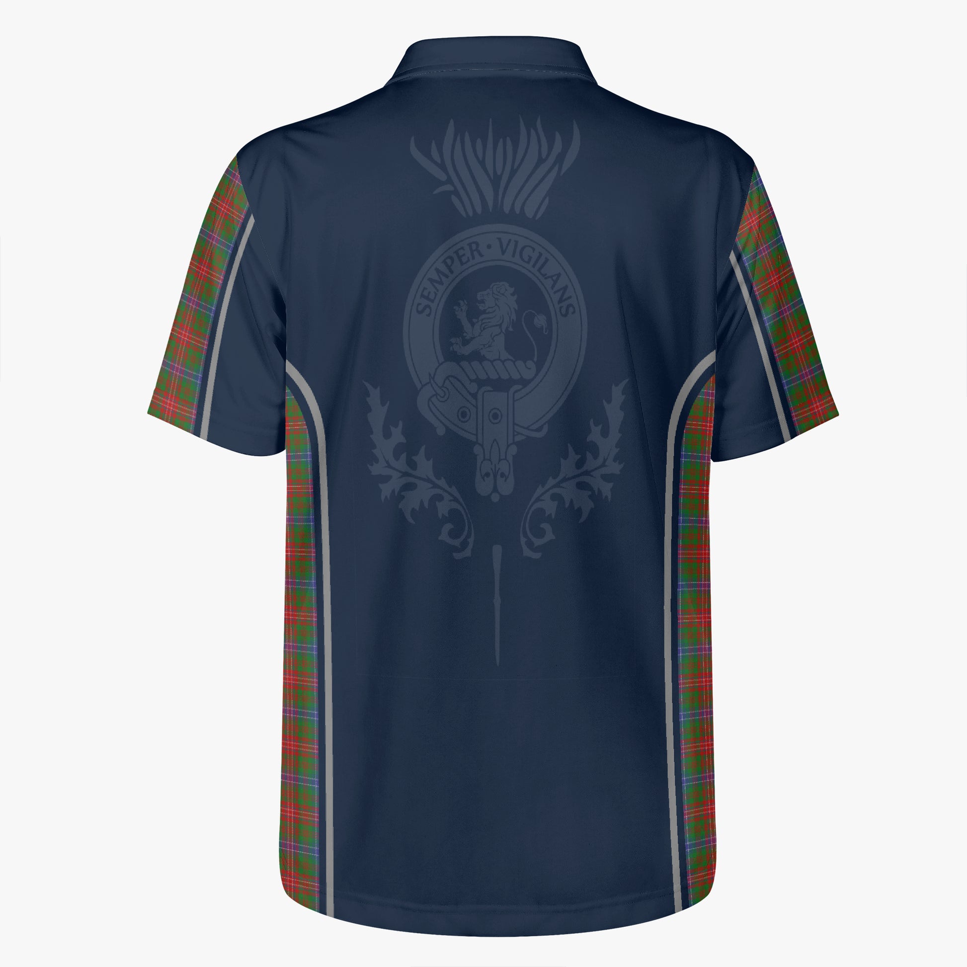 Clan Wilson Crest & Tartan Polo Shirt
