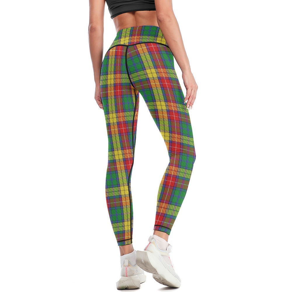 Clan Buchanan Tartan Women's Comfort Sports Yoga Pants