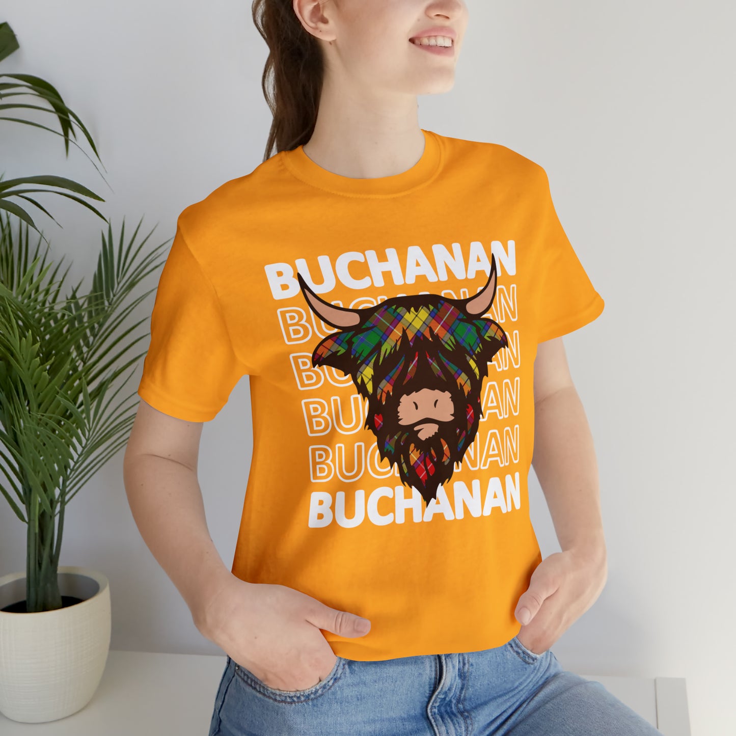 Clan Buchanan | Hairy Coo | Unisex T-Shirt