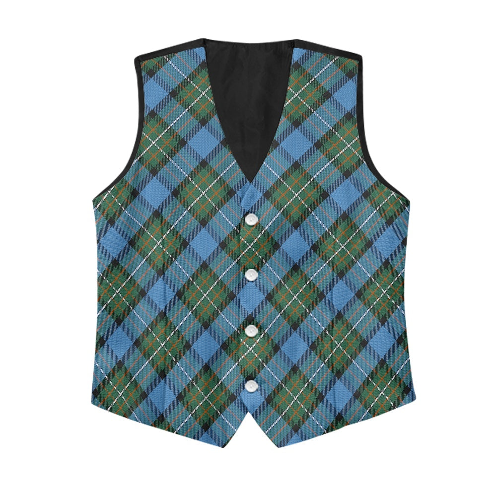 Clan Fergusson Ancient Tartan Bias Suit vest jacket
