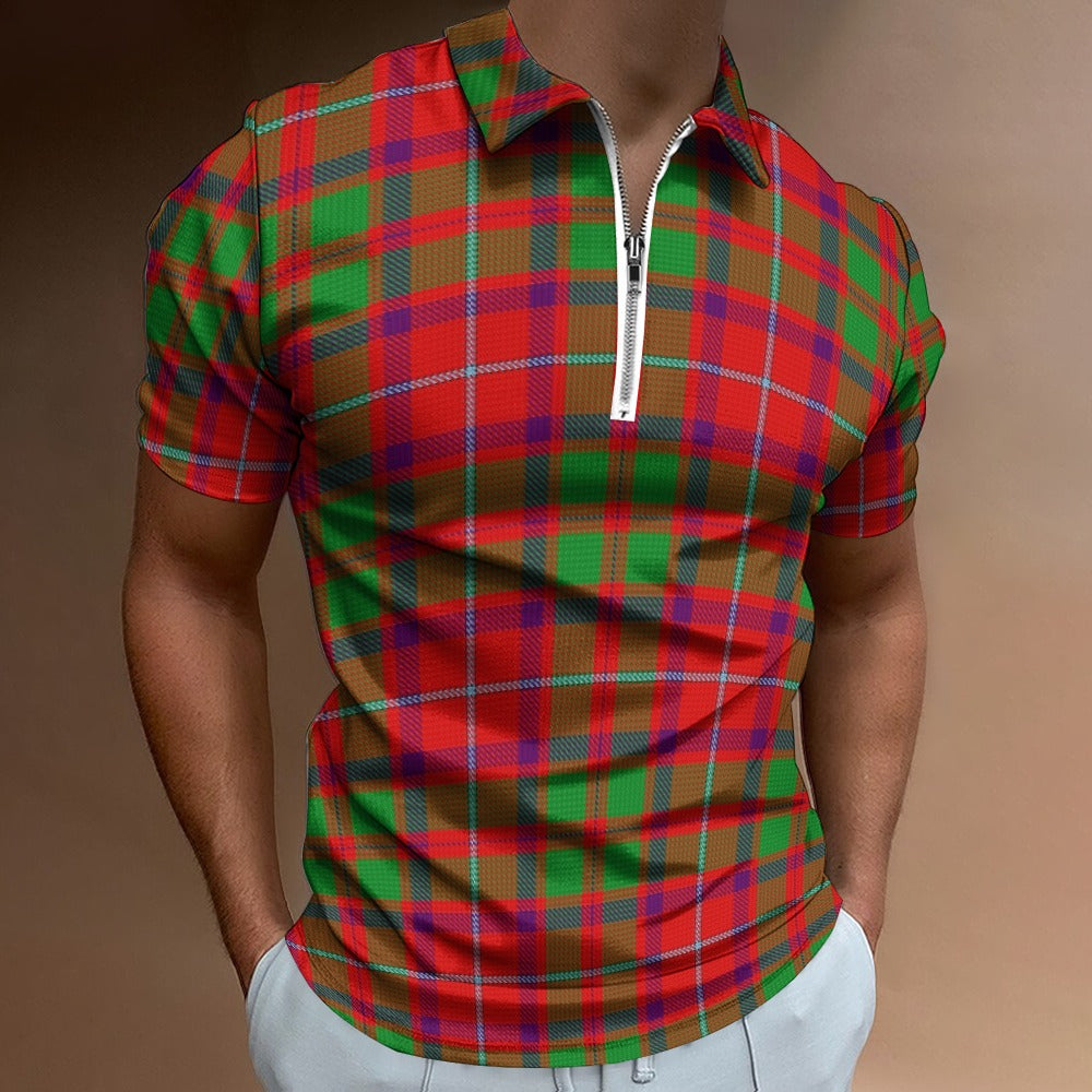 Clan Shaw Tartan Short sleeve polo shirt