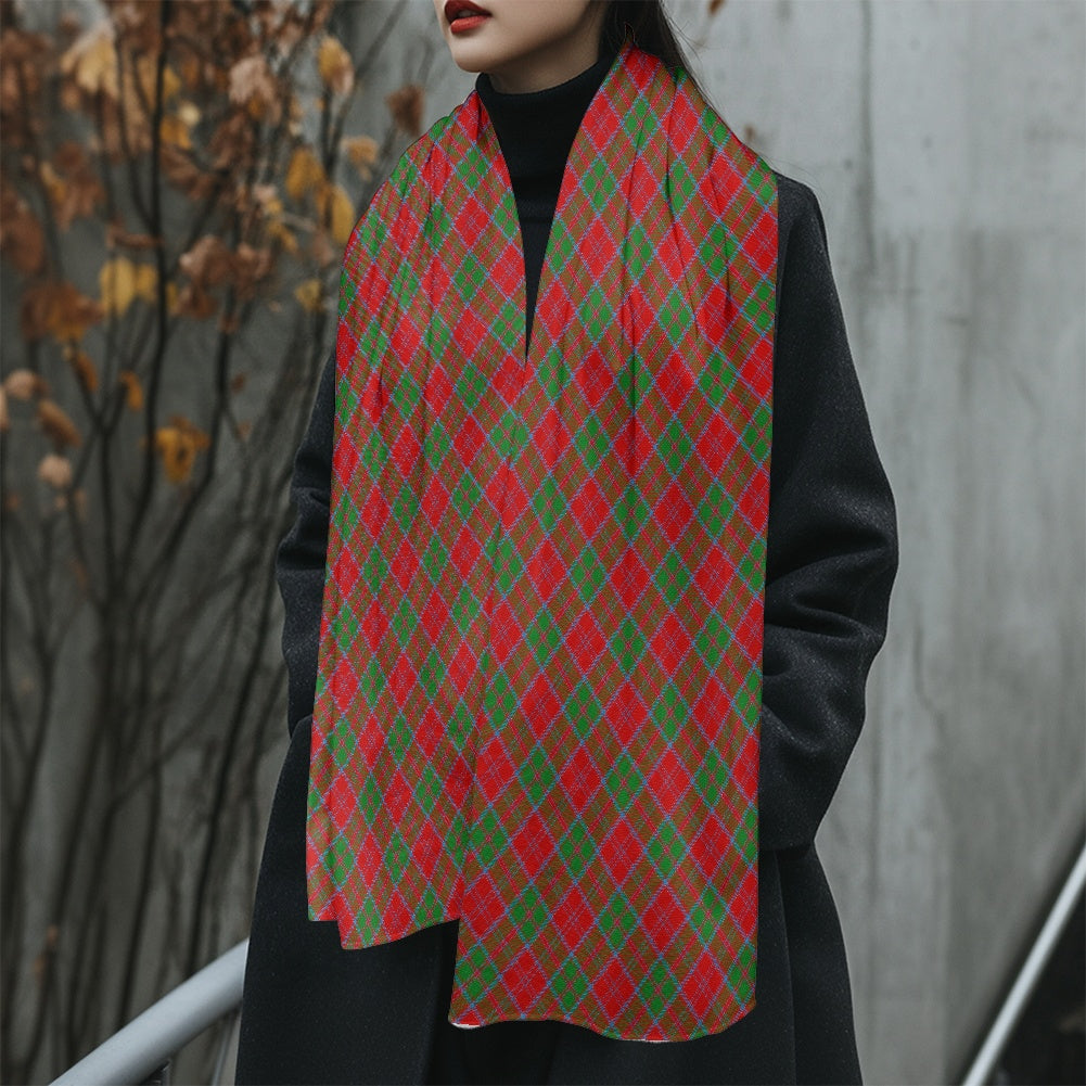 Clan Drummond Tartan Fluffy scarf