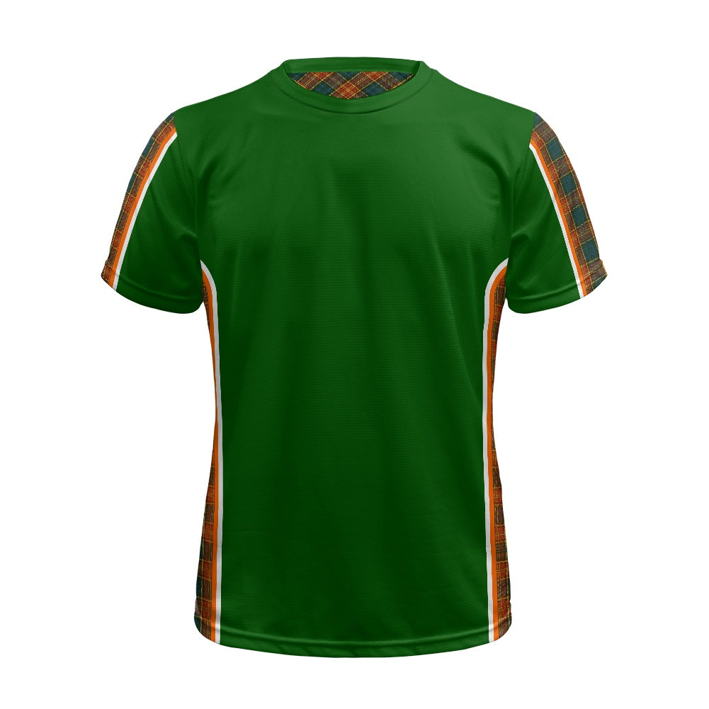 Irish County Roscommon Tartan Strip Football Shirt