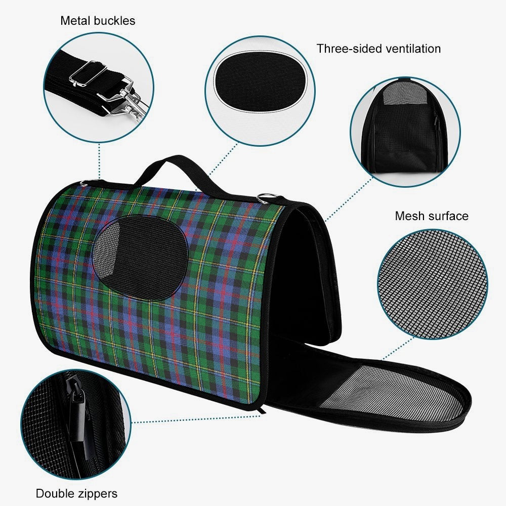 Clan Malcolm Tartan Pet Carrier Bag