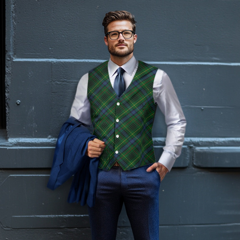 Clan Stewart Hunting Tartan Suit vest jacket