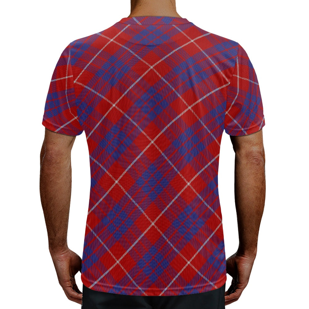 Clan Hamilton Tartan Football Shirt