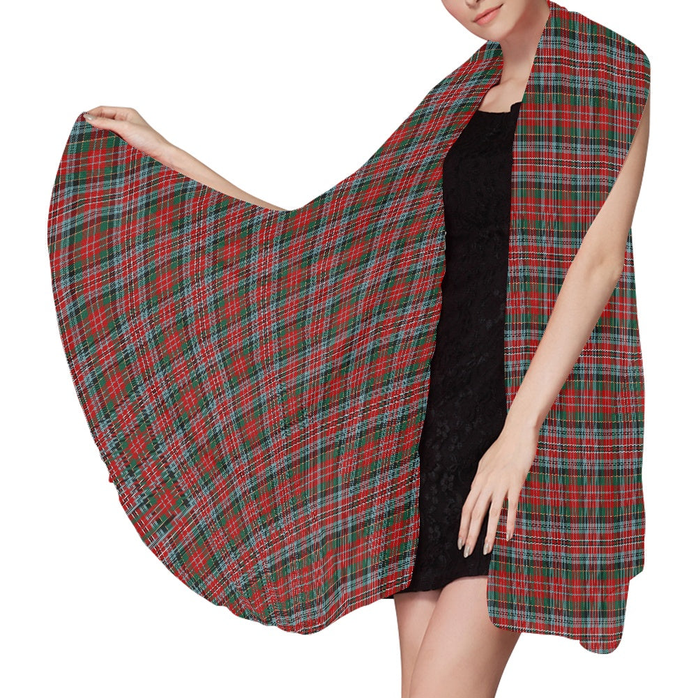 Clan MacPherson 5 Ancient Tartan Chiffon Scarf
