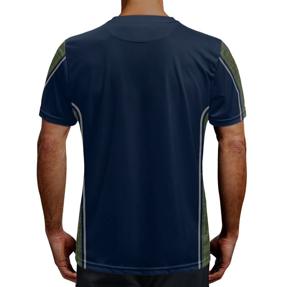 Irish County Kerry Tartan Strip Football Shirt