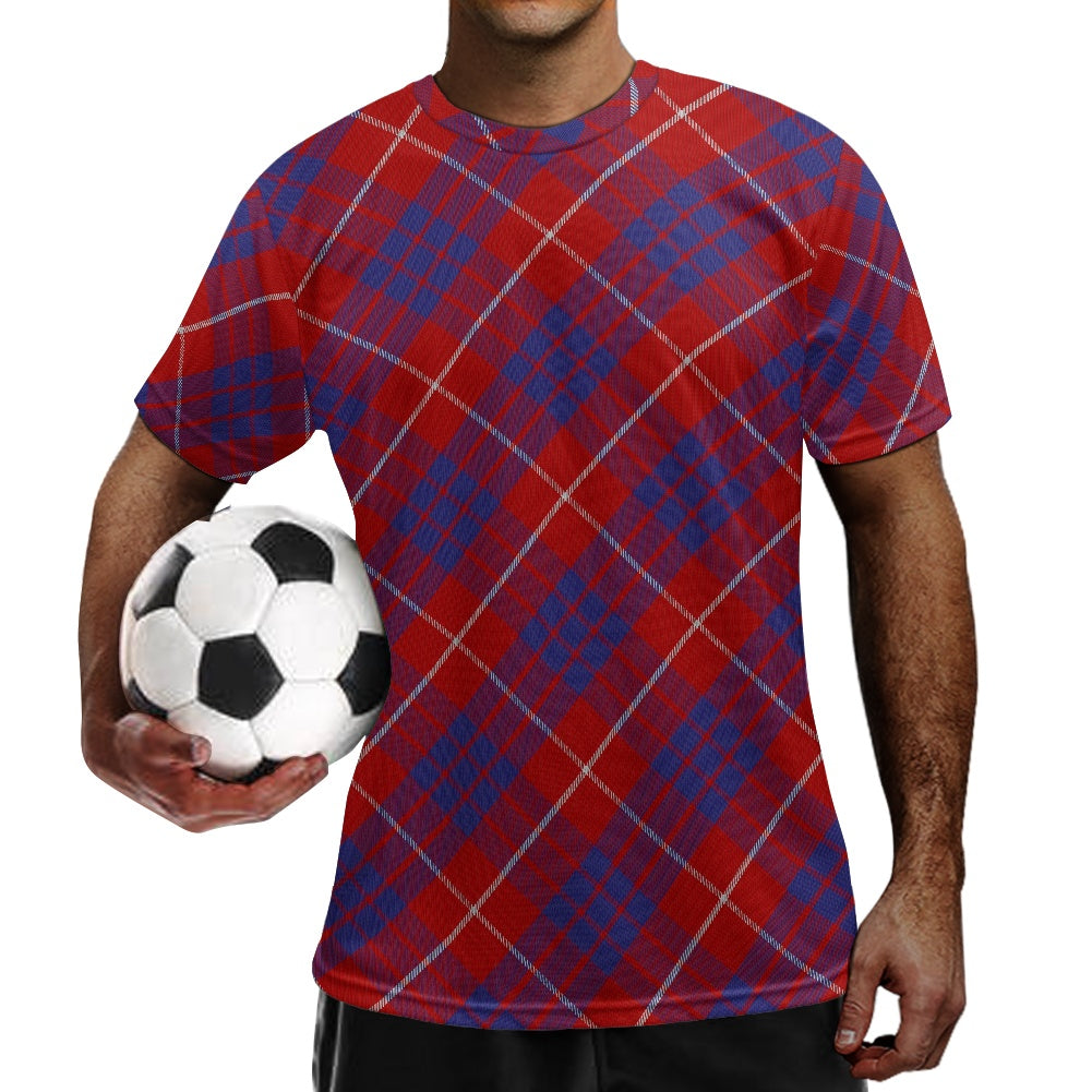 Clan Hamilton Tartan Football Shirt