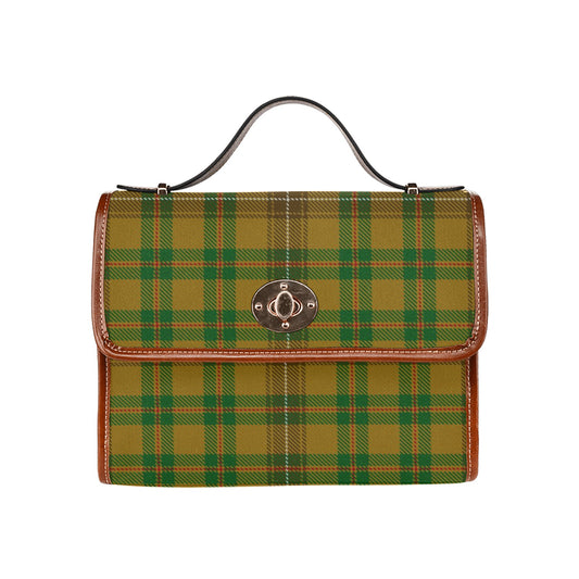 Irish County Connaught Tartan Canvas Handbag