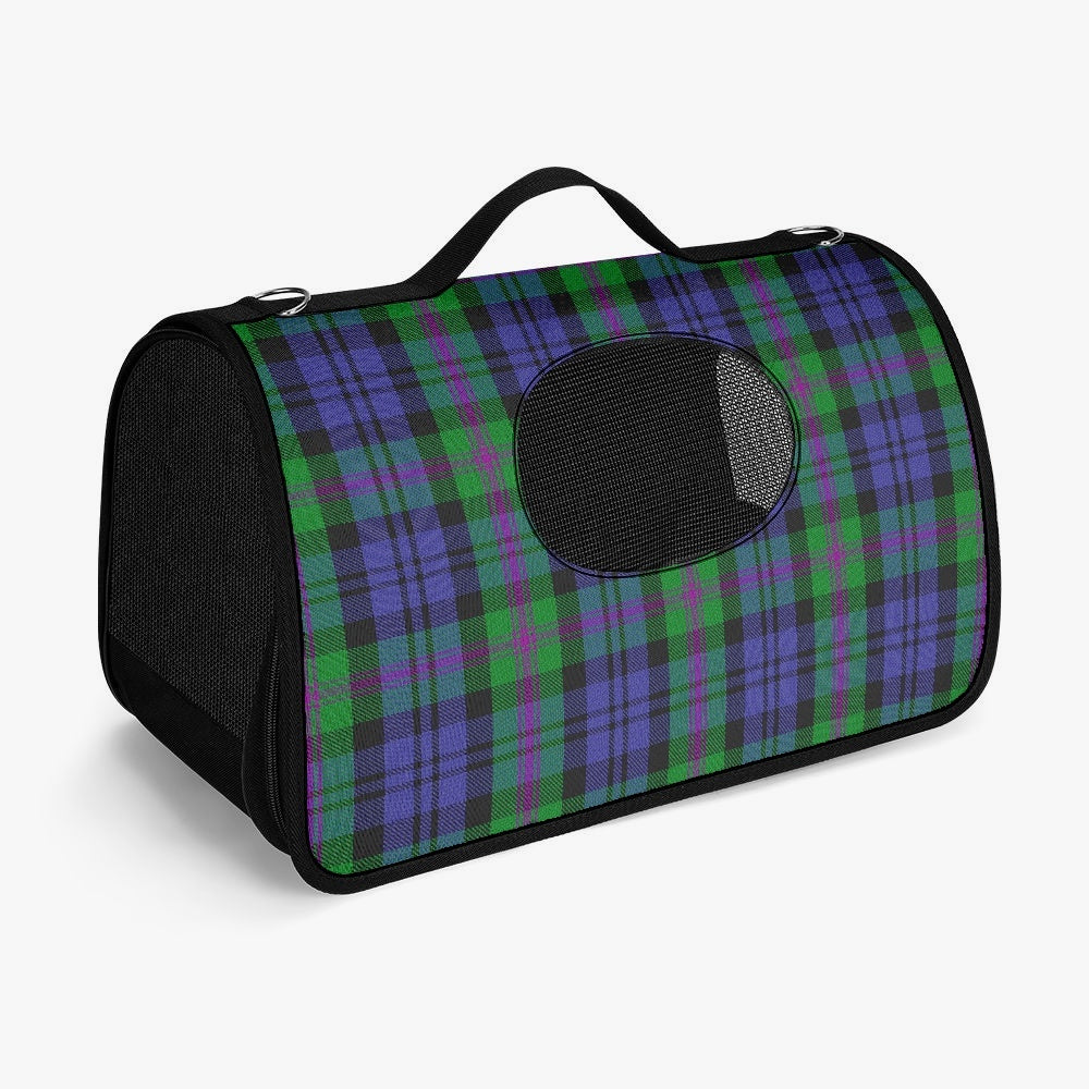 Clan Baird Tartan Pet Carrier Bag