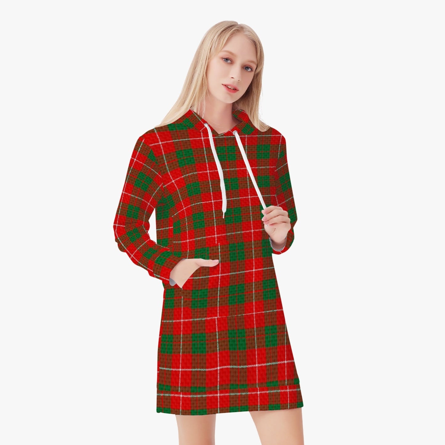 Clan MacKinnon Tartan Hoodie Dress