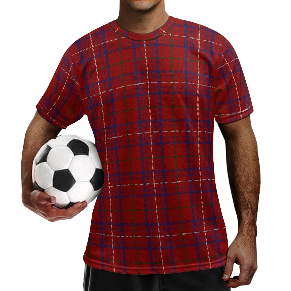 Clan Rose Tartan Football Shirt white