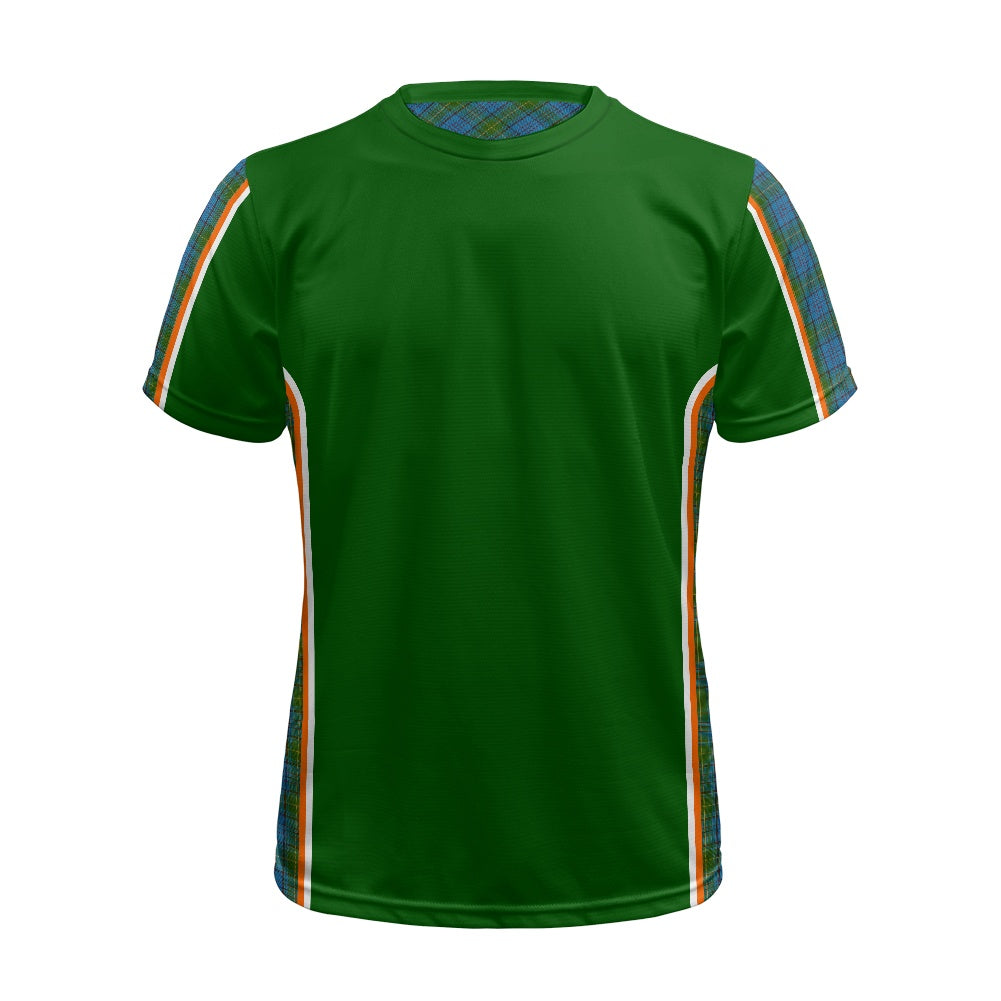 Irish County Donegal Tartan Strip Football Shirt