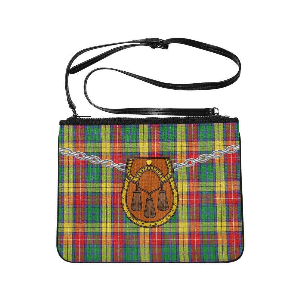 Clan Buchanan Tartan Kilt Clutch Bag