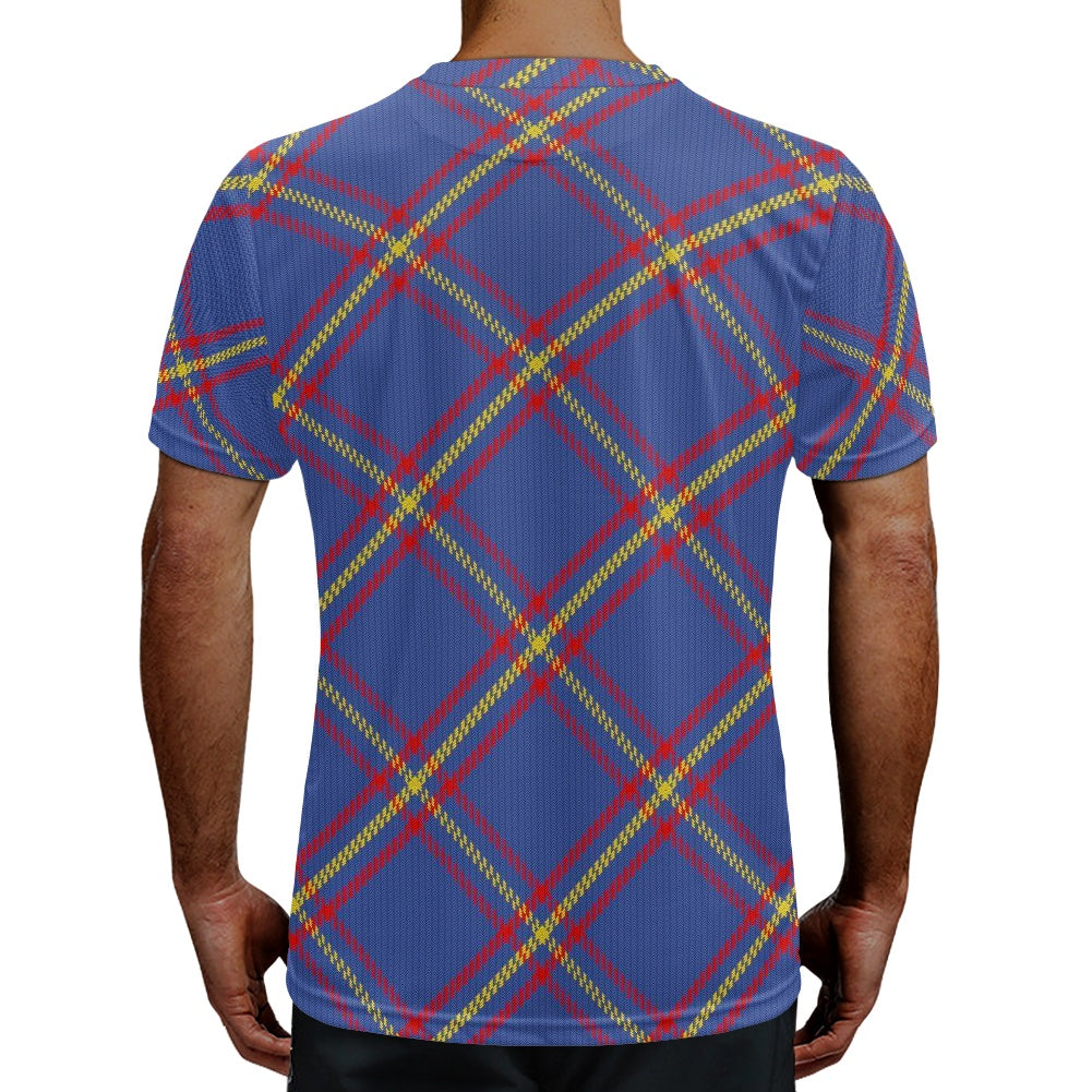 Clan MacLaine Tartan Football Shirt