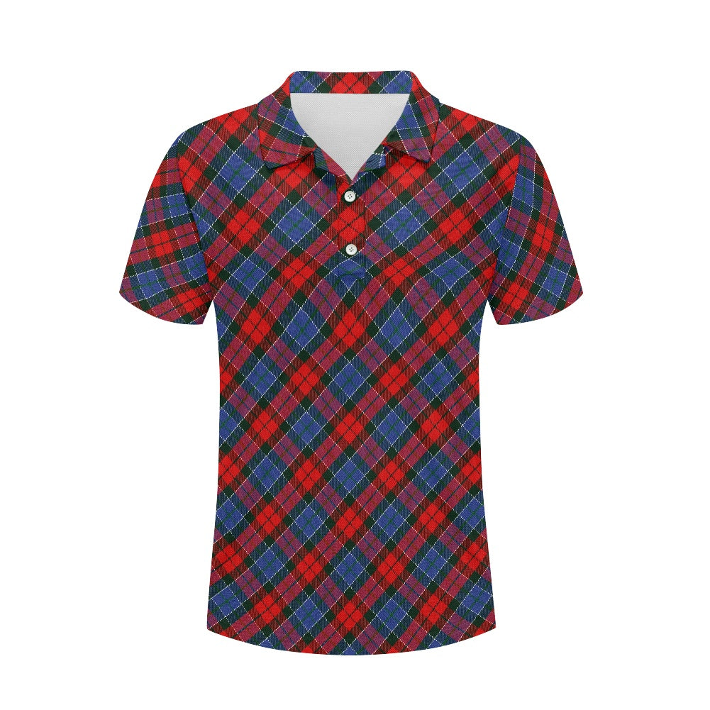 Clan Paterson Red Tartan Polo Shirt