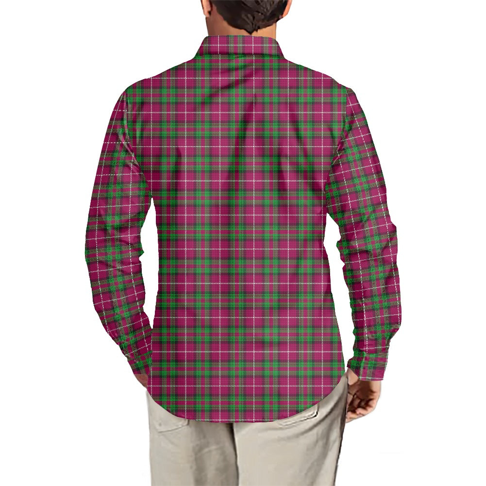 Clan Stewart of Bute Tartan Men's long-sleeved shirt