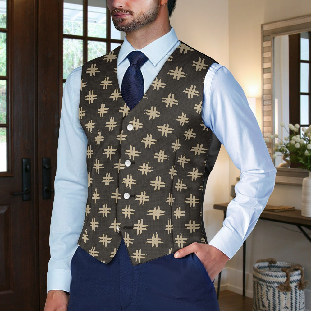 Japanese Wagara - Igeta Suit vest jacket