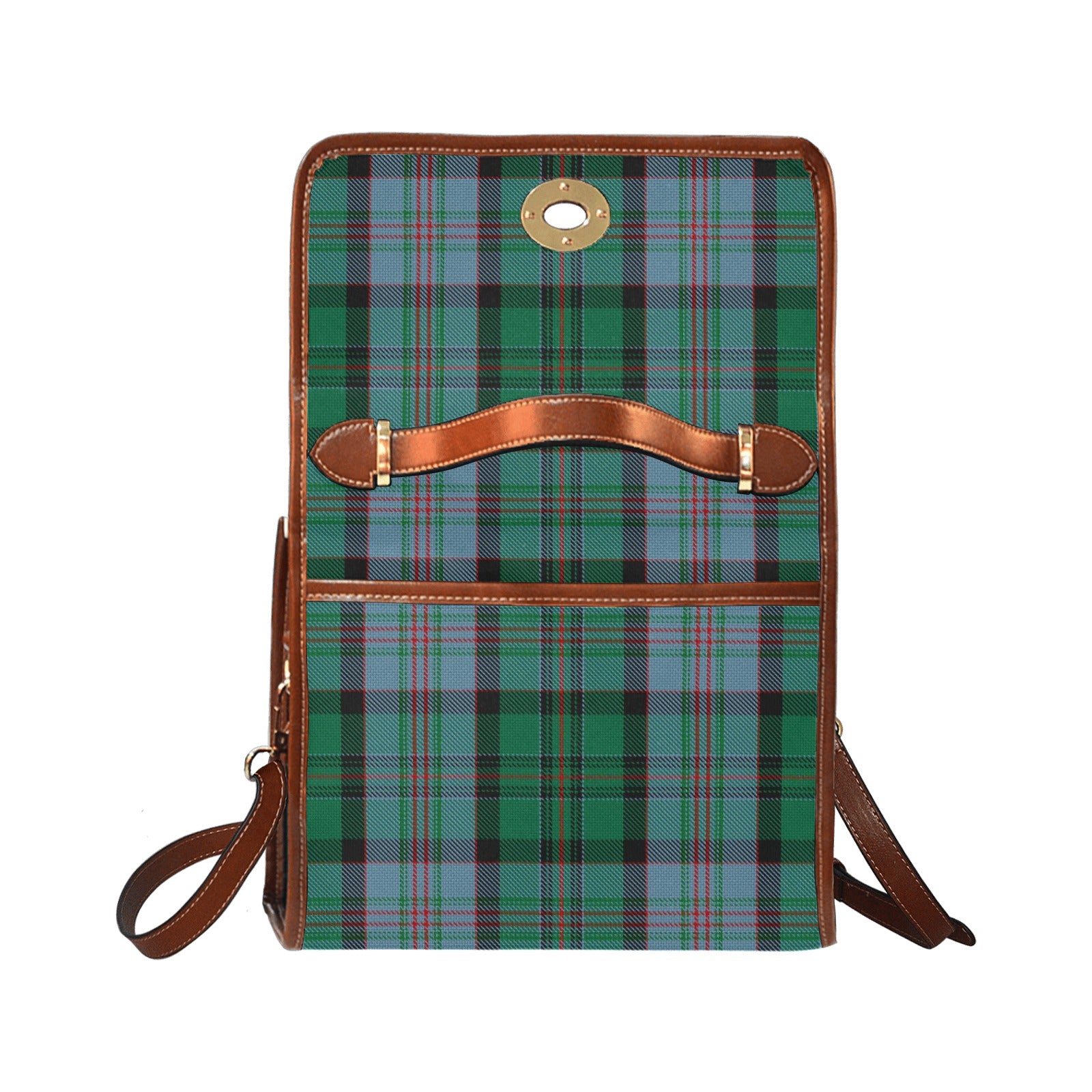 Irish County Munster Tartan Canvas Handbag