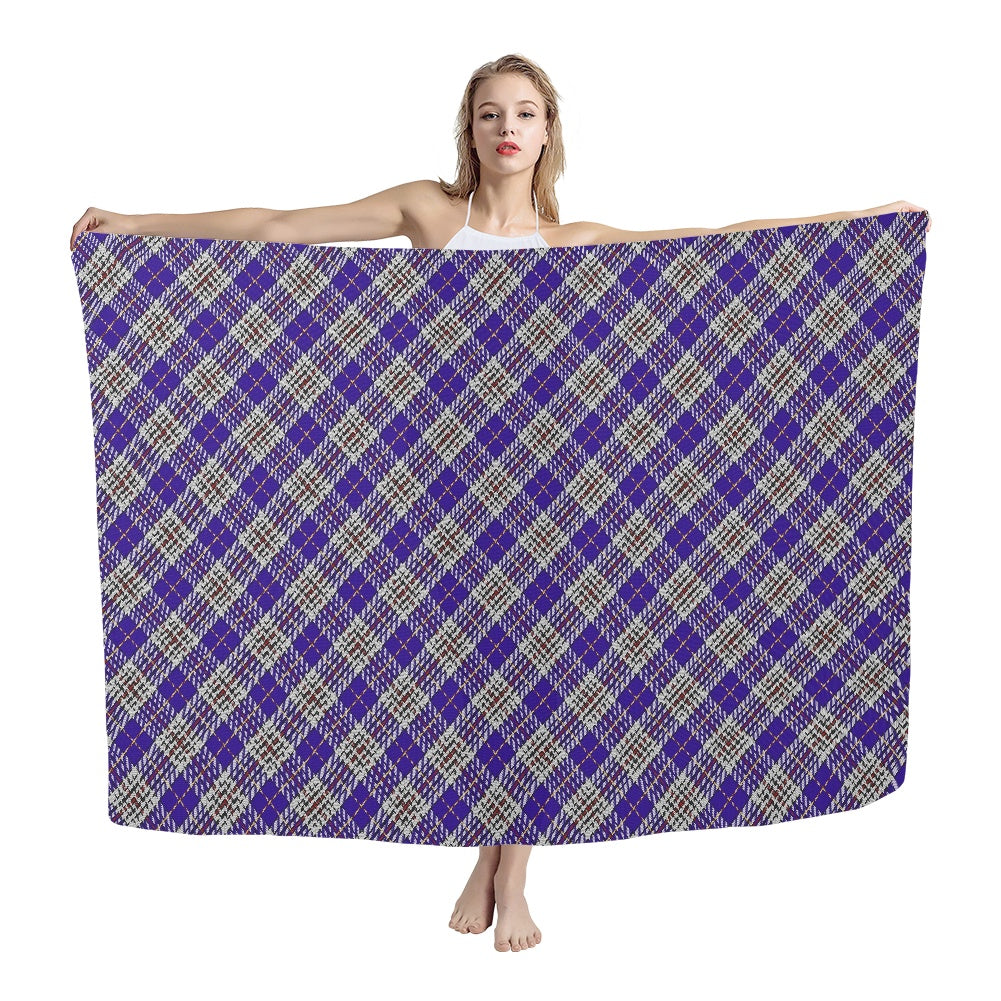 Clan Hannah Tartan Bias Chiffon Scarf