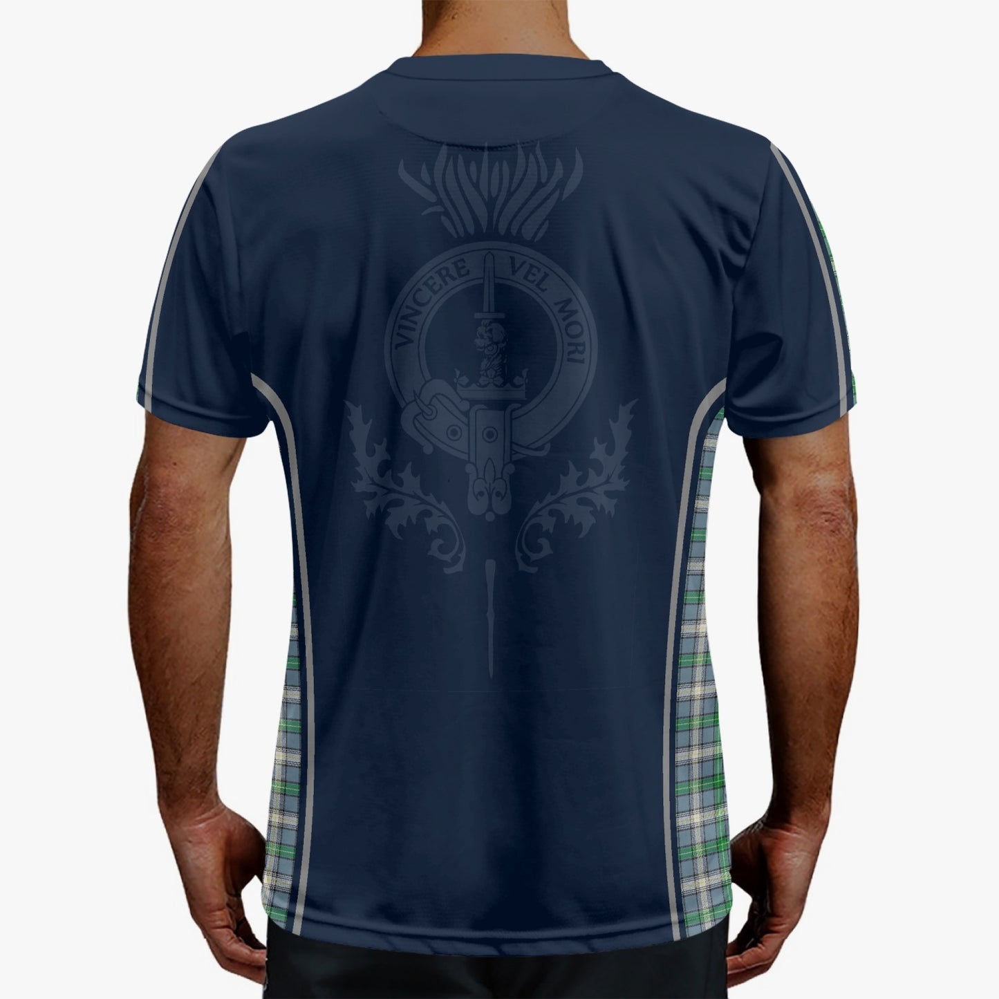 Clan MacDowall Crest & Tartan Soccer Jersey