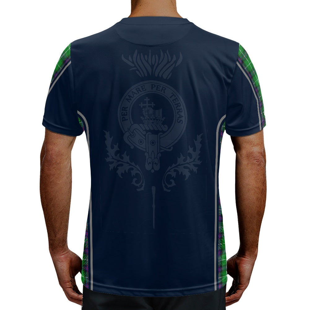 Clan MacDonald of the Isles Crest & Tartan Football Shirt