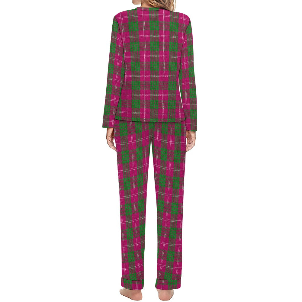 Clan Crawford Tartan Women's Pajama Set