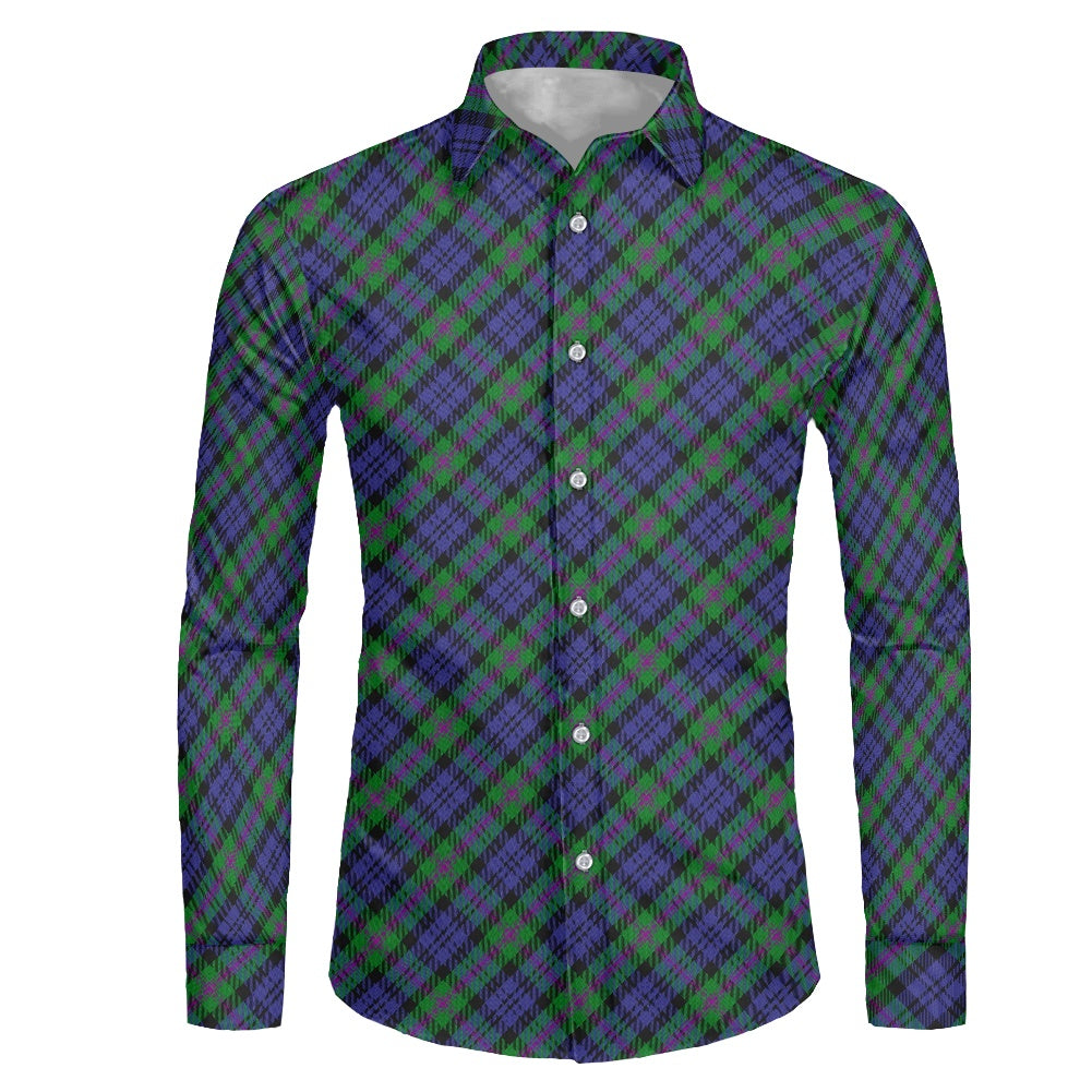 Clan Baird Tartan Men's long-sleeved shirt