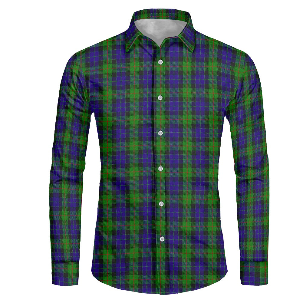 Clan Gunn Tartan Men's long-sleeved shirt