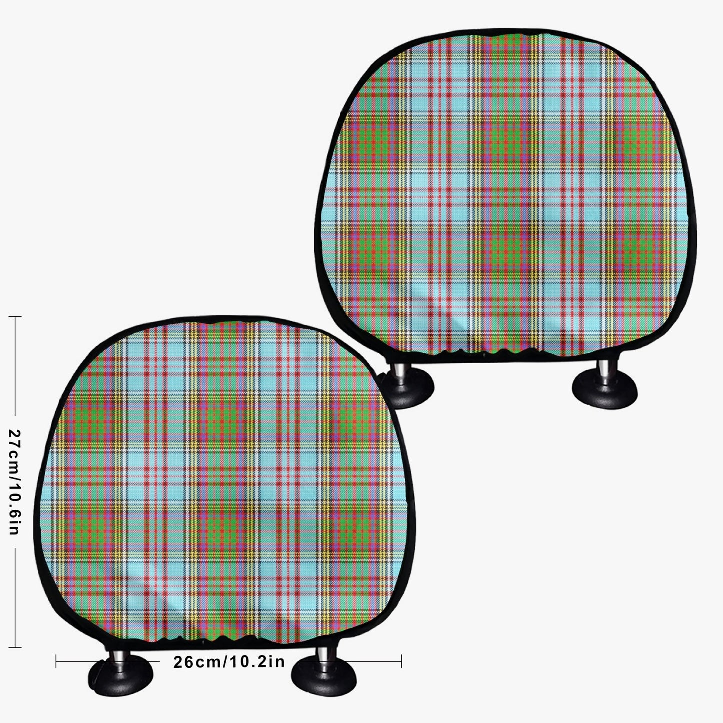 Clan Anderson Car Headrest Covers - 2Pcs