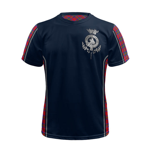 Clan MacGillivray Crest & Tartan Football Shirt