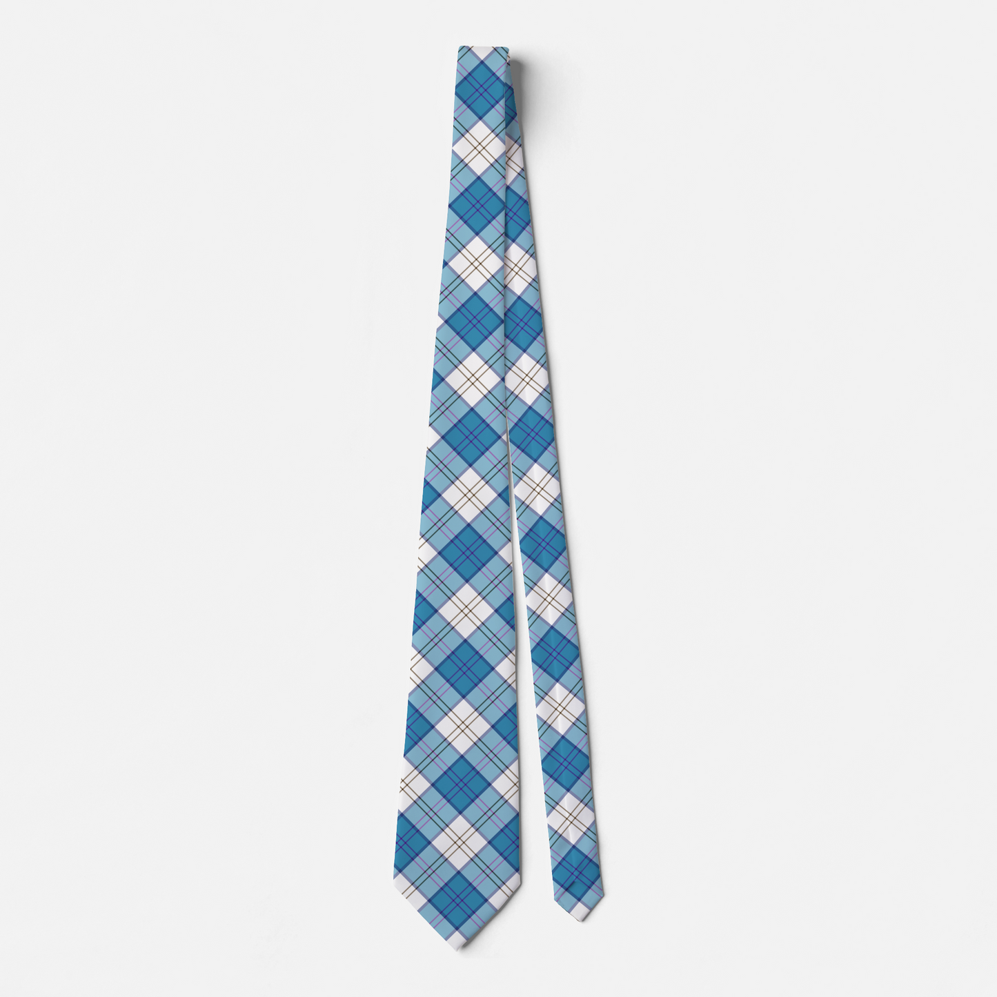 Dance - Lennox Turquoise Tartan Necktie