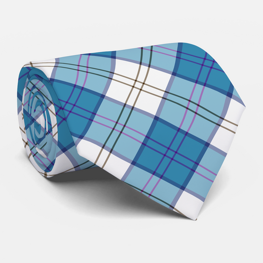 Dance - Lennox Turquoise Tartan Necktie