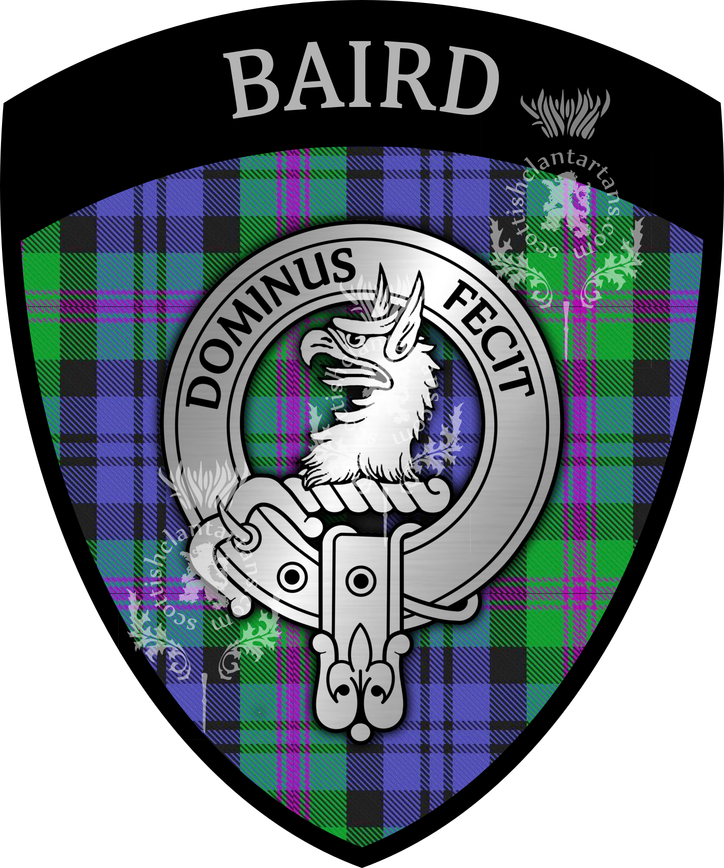 Digital Download - Clan Baird Shield 15" x 18" 300dpi PNG